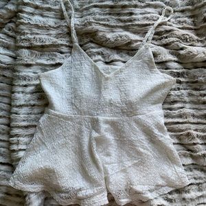 Garage Cropped Peplum Top